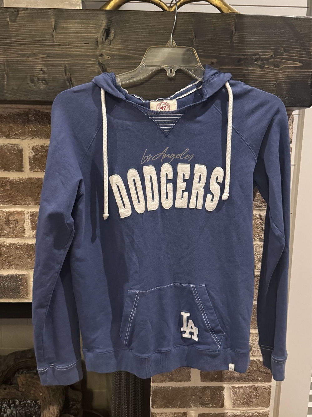 Los Angeles Dodgers Blue Pullover Hoodie Sweater